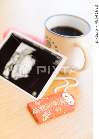 エコー写真とコーヒー エコー写真とコーヒー 49641633