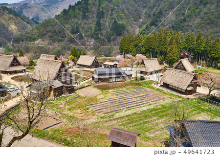 富山県　五箇山の菅沼集落 49641723