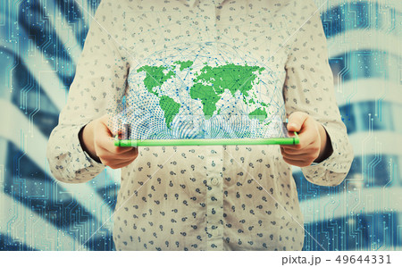 globalization hologram 49644331