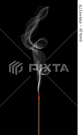 Creative illustration of realistic incense stick 49644378
