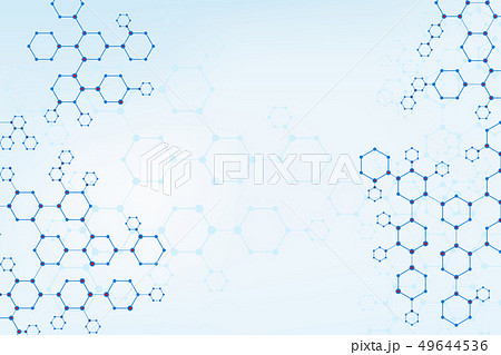 Creative illustration of molecular structure Creative illustration of molecular structure 49644536