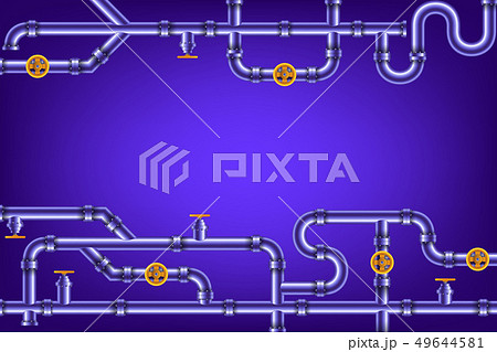 Creative illustration of industrial oil, water, 49644581