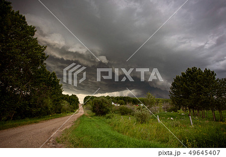 Prairie Storm Clouds Canada 49645407