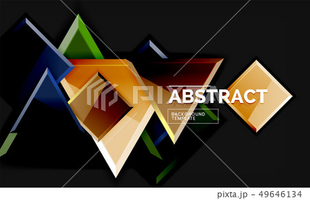 Shiny style geometric background Shiny style geometric background 49646134