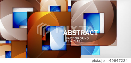 Abstract geometric background. Glossy square Abstract geometric background. Glossy square 49647224