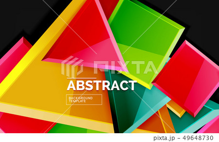 Shiny style geometric background 49648730