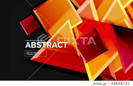 Shiny style geometric background 49648735