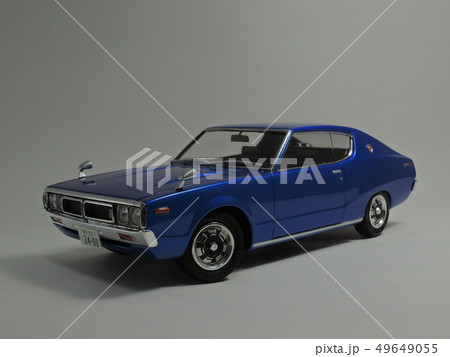 車のプラモデル1 ケンメリスカイライン アオシマ の写真素材 車のプラモデル1 ケンメリスカイライン アオシマ の写真素材
