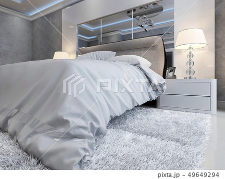 Art Deco bedroom interior 49649294