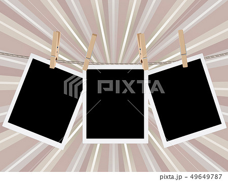 Photo Frames on Rope Photo Frames on Rope 49649787