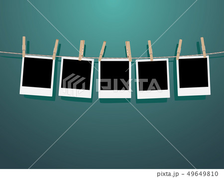 Photo Frames on Rope 49649810