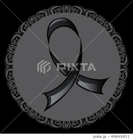 Black Ribbon Background 49649851