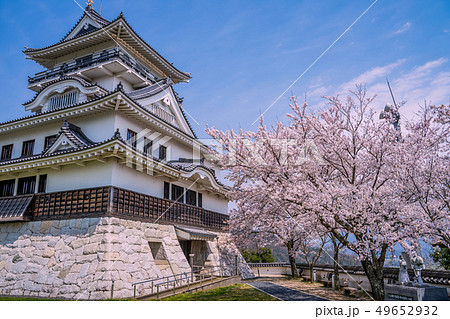 桜が満開の河原城 桜が満開の河原城 49652932