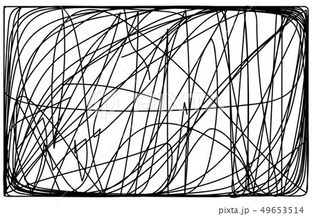 Abstract monochrome background, freehand scribble Abstract monochrome background, freehand scribble 49653514