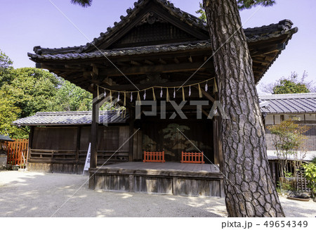 広島県福山市 福山城公園 三蔵稲荷神社 能舞台 広島県福山市 福山城公園 三蔵稲荷神社 能舞台 49654349