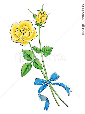 Illustration 3 Yellow Rose Stock Illustration