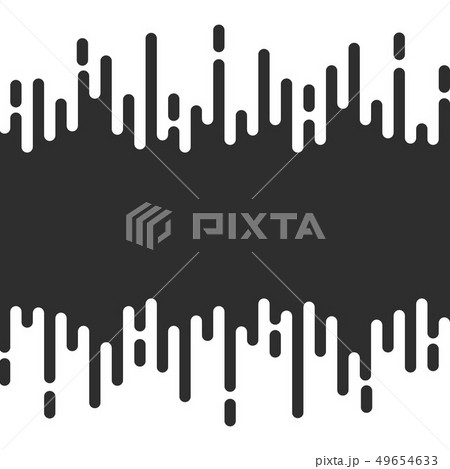 Creative illustration of black and white halftone transition seamless pattern background. Art design 49654633