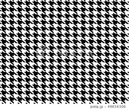 Creative illustration of fabric houndstooth seamless pattern background. Geometric print hounds Creative illustration of fabric houndstooth seamless pattern background. Geometric print hounds 49656306