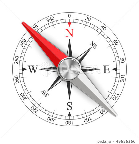 Creative illustration of wind rose magnetic compass isolated on background. Art design for global 49656366