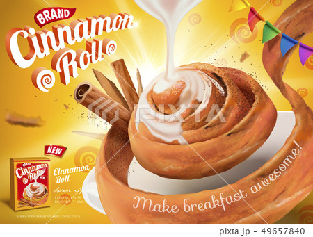 Cinnamon roll ads Cinnamon roll ads 49657840