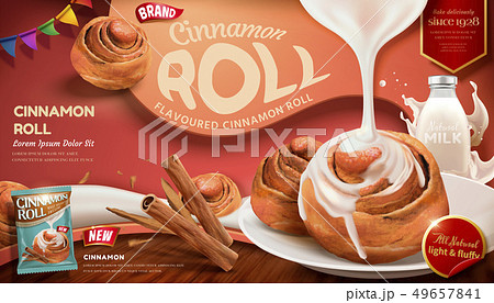 Cinnamon roll ads Cinnamon roll ads 49657841