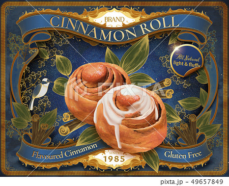 Cinnamon roll ads 49657849