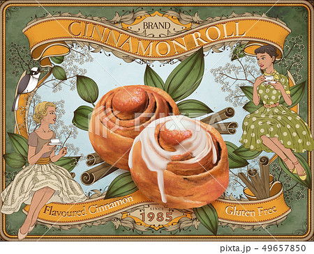 Cinnamon roll ads 49657850