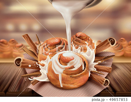 Delicious cinnamon rolls Delicious cinnamon rolls 49657853