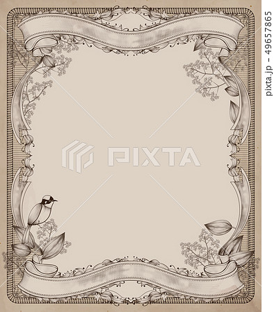 retro wood cut style frame retro wood cut style frame 49657865