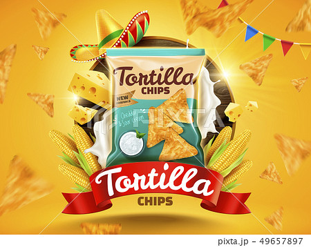 Tortilla chips ads 49657897