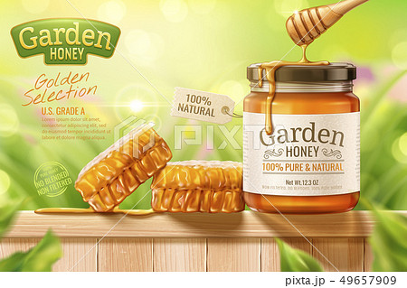 Garden honey ads 49657909