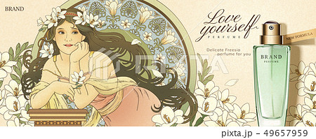 Freesia perfume ads 49657959