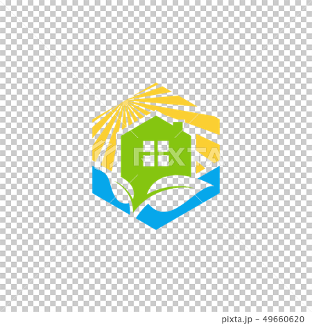 cube home real estate logo symbol icon design 49660620