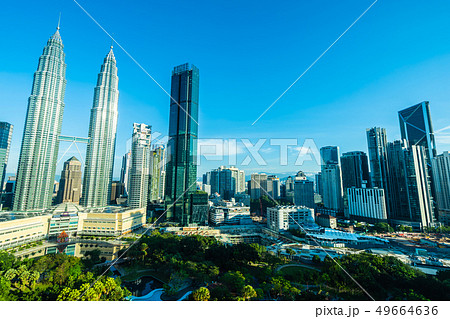 Beautiful architecture building exterior city in kuala lumpur skyline Beautiful architecture building exterior city in kuala lumpur skyline 49664636