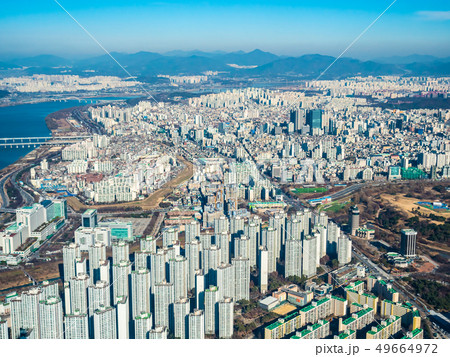 Beautiful architecture building in Seoul City Beautiful architecture building in Seoul City 49664972