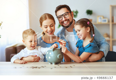 financial planning   family mother father and 49666137