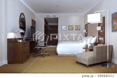 Hotel room modern style 49668321