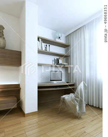 Bedroom modern interior 49668351