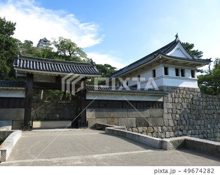 丸亀城(大手一の門・大手二の門・天守) 丸亀城(大手一の門・大手二の門・天守) 49674282