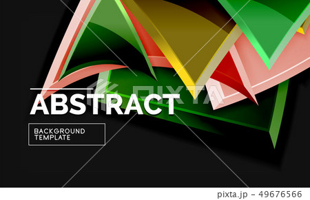 Glossy squares and triangles geometric backgrounds Glossy squares and triangles geometric backgrounds 49676566