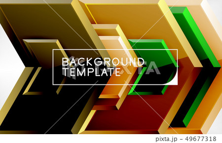 Arrow geometrical abstract background, directional 49677318