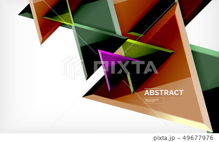 Triangular low poly background design, Triangular low poly background design, 49677976