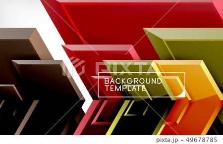 Arrow geometrical abstract background, directional 49678785