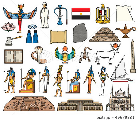Egypt religious sacred symbols and ancient deity Egypt religious sacred symbols and ancient deity 49679831