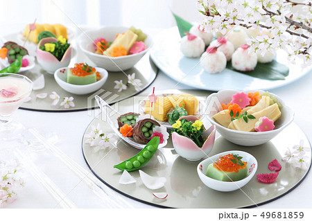 お花見ランチ 桜の花 お花見ランチ 桜の花 49681859