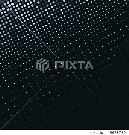 Vector abstract silver halftone pattern on black background Vector abstract silver halftone pattern on black background 49683789