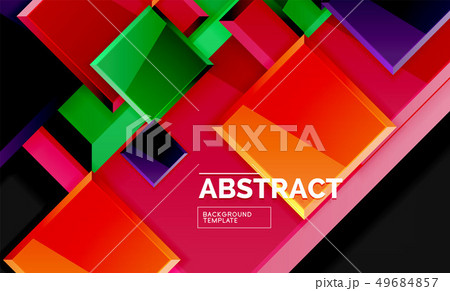 Shiny style geometric background 49684857