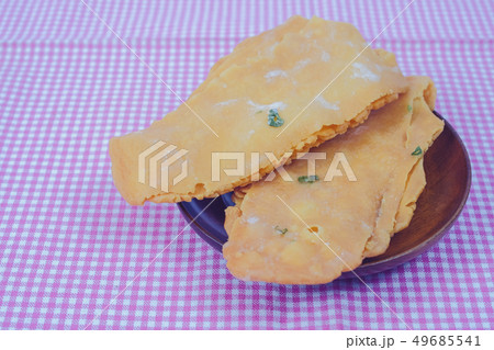 Dessert style of fried Roti street food in Dessert style of fried Roti street food in 49685541