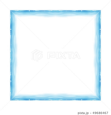 Blue water squareframe. Element for design 49686467