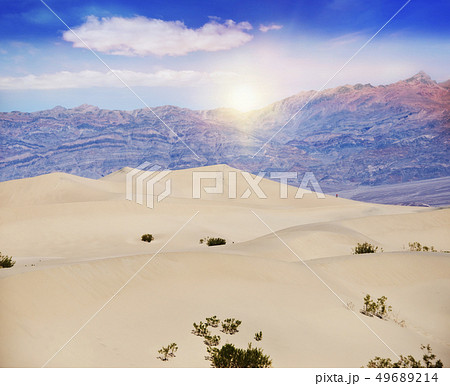 Mesquite Dunes in Death Valley National Park, 49689214